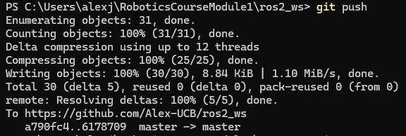 Git push successful.
