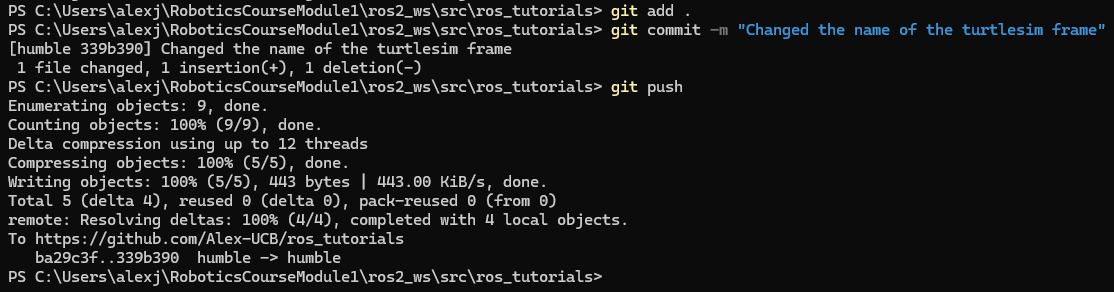 Pushing changes to the submodule repository.